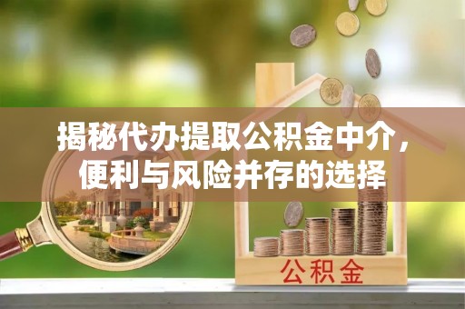 交易揭秘代办提取公积金中介，便利与风险并存的选择