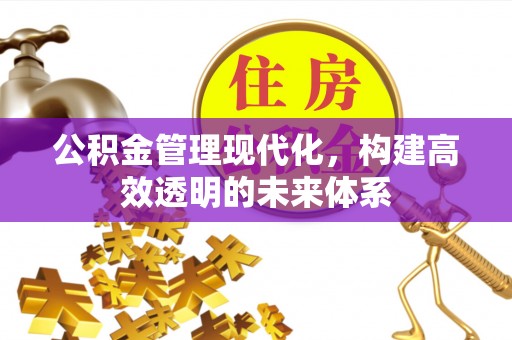 交易公积金管理现代化，构建高效透明的未来体系