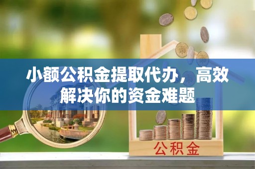 交易小额公积金提取代办，高效解决你的资金难题