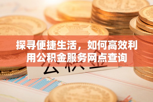 交易探寻便捷生活，如何高效利用公积金服务网点查询