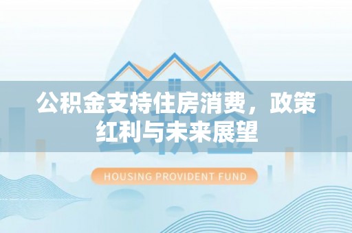 交易公积金支持住房消费，政策红利与未来展望
