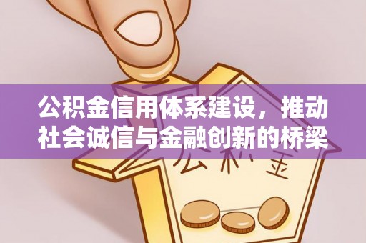 交易公积金信用体系建设，推动社会诚信与金融创新的桥梁